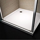 ENKI 800 x 800mm Square Shower Enclosure Acrylic Tray