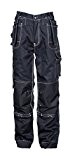 Estremo® - Pantalon de travail cargo - résistant/poches - homme - noir EU60