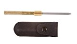 EZE-LAP M 1/4-Inch Round Diamond Sharpener with Brass Handle and Sheath by EZE-LAP
