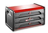 Facom - Boîte à outils bi-matière 3 tiroirs gris / rouge - BT.203PB