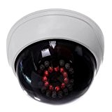 Factice camera - TOOGOO(R) Interieur CCTV faux dummy dome camera de securite avec LED IR blanc