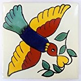Fairly Traded Hand Painted Ceramic Mexican Tile by Tumia LAC