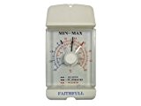 Faithfull THMMDIAL Thermomètre à cadran avec min-max