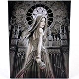Fantastic Anne Stokes Design - Gothic Siren - A Gothic Angel with Chalice in a Cathedral / Church Canvas Picture ...