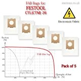 Festool CTL (CTM) 26 Sacs de filtres de rechange