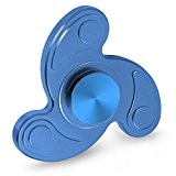 Fidget Hand Spinner, Migimi Tri-Spinner Hand Toy Roulement Haute Vitesse Mini Poche Jouet Great Toy Gift pour Adultes Enfants (Bleu)