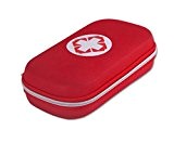 First Aid Kit Portable Voyage Box médicale pour le camping, randonnée-rouge