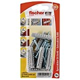 Fischer 49128 Lot de 10 Chevilles SX 8 x 40 mm SK