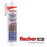 Fischer déc-Express Premium Ready Mix Cement Repair Mastic de réparation de ciment Cartouche de 310 ml Gris