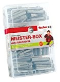 Fischer Meister Box avec chevilles universelles UX/UX R, 25 UX 8 x 50, 25 UX 8 x 50 R, 10 UX 10 x 60, 513893