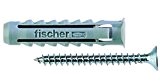 Fischer SX-S 2986506 chevilles avec vis (Lot de 100) – 6S