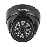 FLOUREON Caméra Dôme de Surveillance Étanche 720p 1.0mp 1500TVL Vandalproof Vision Nocturne Système de Sécurité CCTV Compatible avec DVR AHD