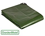 GardenMate® 1,5mx6m Bâche de protection en PP/PE rectangulaire vert 200g/m² - Outillage professionnel