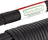 GardenMate® Paracorde 550 Corde Utilitaire noir 31m 7 brins intérieurs