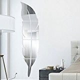 Garwarm 3D Moderne Créative Amovible Décoratif Acrylique Miroir Sans Frame Art Murale Autocollant Pour Bureau Home Decor de Salon Chambre ...