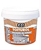 GEB - Toiturol Pâte à base de dérivés bitumeux pour l'étanchéité des toitures Boîte 400 g