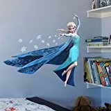 Generic Frozen Queen Elsa Adorable & Sweety Home Sticker Decal DIY Family Sticker PVC Fashion Wall Decoration Sticker ZY1418 by ...