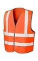 Gilet haute visibilité Jaune/Orange// conforme à la norme EN471 (classe 2 certifié 1.99/personnaliser
