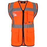 Gilets de sécurité haute visibilité Taille XXXL Waistcoats. -  Orange - moyen