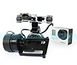 Gowe 2-axis Brushless cardan compatible avec GoPro 3 3 + 4 pour Phantom multi-rotors voiture