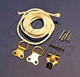 Grand Tableau Kit de suspension Cordon Fixations Crochets et anneaux en D