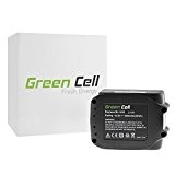 Green Cell® Batterie pour Outillage électroportatif Makita DTD134 (Samsung Li-Ion cellules 1500mAh 14.4V)