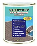 Greenwood - Traitement imperméabilisant Premium pour bois composite sans couleur - transparent 750 ml #0L - sans solvant - sans émanation ...
