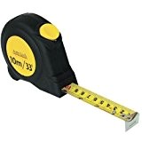 Guilty Gadgets ® - 10 m x 32 Mètre à mesurer rétractable en pouces, millimètres, centimètres, cm, mm, m/m, m/m