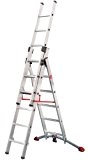 Hailo ProfiStep Échelle Charge maximale 150 kg Capacity Combination Ladder 2 x 6 échelons + 1 x 5 échelons