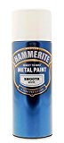 Hammerite Direct Pour Rouille Lisse Aérosol Spray peinture- TOUS COLORIS DISPONIBLE - Blanc 400ml