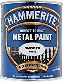 Hammerite métal peinture lisse 750ml Blanc