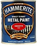 Hammerite métal peinture lisse 750ml Rouge