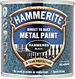 Hammerite Métal Peinture martelé 250ml Noir