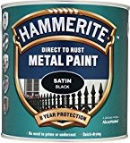 Hammerite Métal Peinture satin noir 2.5L