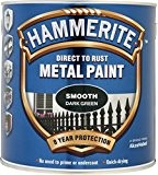 Hammerite métal peinture verte lisse 2.5L foncé