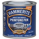 Hammerite - Peinture martelée / Boîte 250 ml - Gris argent