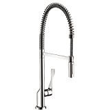 Hansgrohe 39840001 Axor Citterio Semi-Pro Kitchen Faucet, Chrome by AXOR