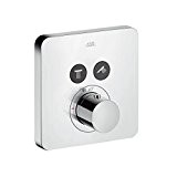 Hansgrohe Thermostat Up Axor Show Erse Select Set complet 2 consommateurs Chromé, 36707000