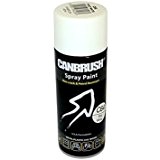 Haute Qualité Aérosol Spray Couleur Peinture Intérieur Extérieur Pour Métal Plastique Bois Canbrush - C-64 Blanc, Lot de 3