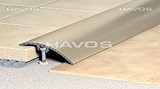 Havos (C-01) Profil de transition/d'adaptation/d'égalisation en aluminium anodisé non teinté-argenté 30 mm