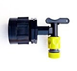 Heavy Duty IBC adaptateur (S60 X 6) pour citerne robinet C/W Intégré de Snap On + Raccord de tuyau