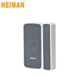 Heiman ZigBee Sécurité Smart Home téléphone portable App contrôle à distance de porte détecteur magnétique Blanc Hs1ds