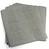 HeroNeo® 5 feuilles papier abrasif papier imperméable Grain 3000 22,9 x 27,9 cm en carbure de silicium humide/sec