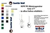 Hewi Heinrich Wilke 477.20.100 33 Ensemble brosse WC Série 477 en polyamide Rubis