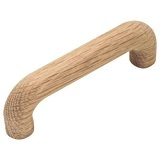 Hickory Hardware P674-UW 3-1/2-Inch Natural Woodcraft Unfinished Wood Cabinet Pull, Uned Wood by Hickory Hardware