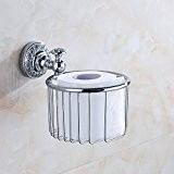 Hiendure® Porte-rouleau WC - Fixation au Mur Chromé