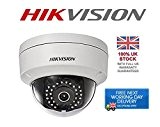 Hikvision DS-2CD2142FWD-I 2.8 mm Lens IR Fixed Full HD External Dome CCTV Network Camera by Hikvision