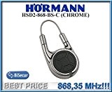 HÖRMANN HSD2-868-BS-C CHROME télécommande, 868,3Mhz BiSecur émetteur 2 canaux. Top qualité de la télécommande d'origine HORMANN au meilleur prix !!!