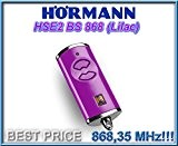 HÖRMANN HSE2-868-BS LILAS télécommande, 868,3Mhz BiSecur émetteur 2 canaux. Top qualité de la télécommande d'origine HORMANN au meilleur prix !!!