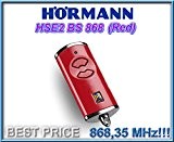 HÖRMANN HSE2-868-BS RED télécommande, 868,3Mhz BiSecur émetteur 2 canaux. Top qualité de la télécommande d'origine HORMANN au meilleur prix !!!